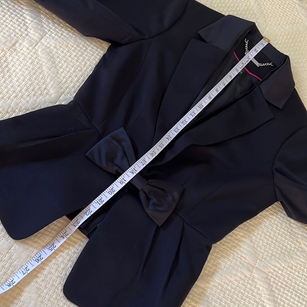 White House Black Market Black Jacket Size 4 - Picture 11 of 14